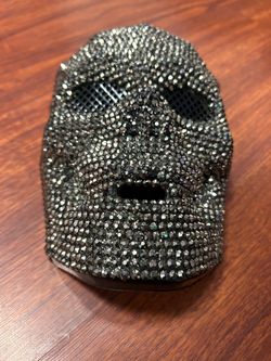Rhinestone Crystal Embellished Face Mask