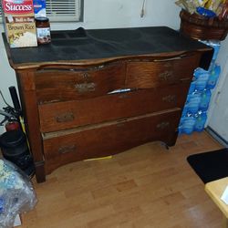 Antique dresser could be used for bedroom or any room.Or kitchen