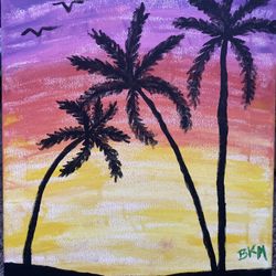 18x14 Acrylic Canvas Painting Original 