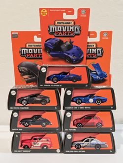 Matchbox Moving Parts Lot of 7 Diecast 