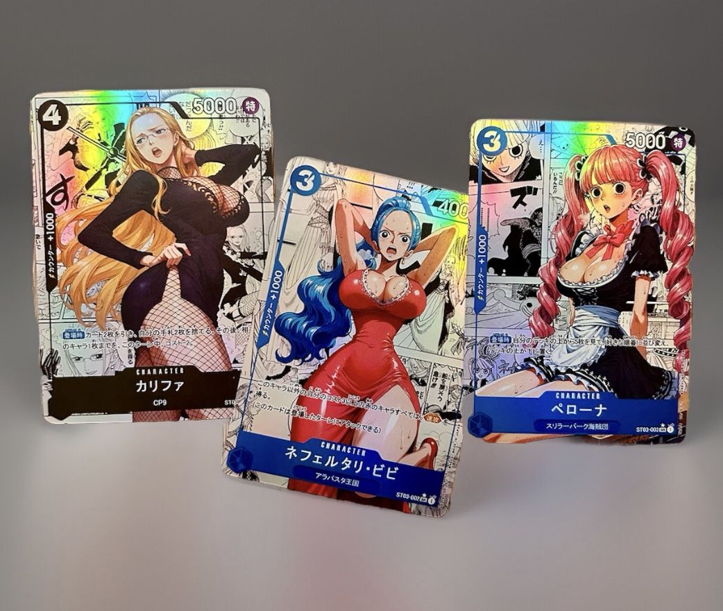 3pcs One Piece - CCG custom made Collectable Cards
