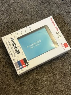 external storage 2 TB USB SSD new never used 