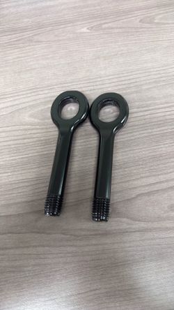 Black Threaded Eye Bolt Set of 2