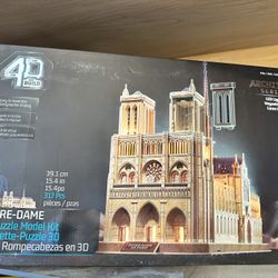 4D Notre Dame Puzzle With LED Lights