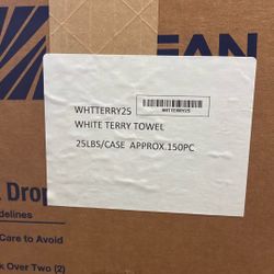 Two Boxes Terry Rags Commercial 300 Count Of Rags 