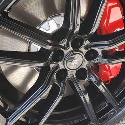 20 in. Mustang GT500 OEM Black Wheels