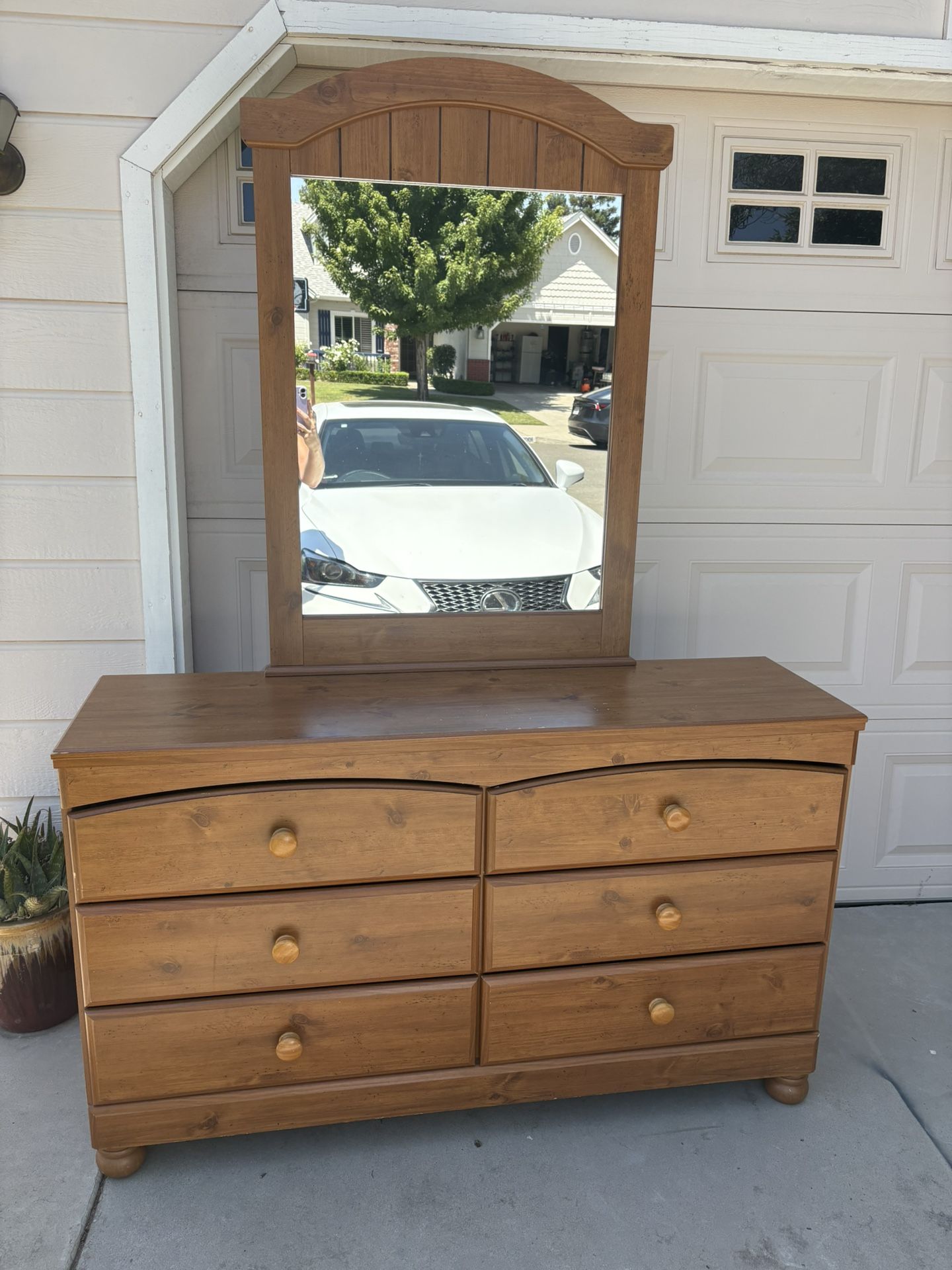 Dresser, Mirror, Nightstand