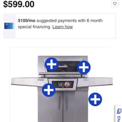 New High Quality Gas Grill With Digital Controller 