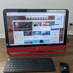 HP Computer And Monitor In 1