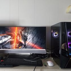 Gaming Build i7-9700K 16GB RAM 256GB NVMe+1TB HDD Windows 11 Pro Nvidia GeForce RTX 2060 card.
