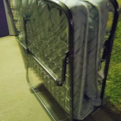 Folding Bed with Mattress 