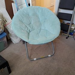 Light Blue Chair Foldable 