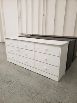 White Wide Bedroom Dresser!