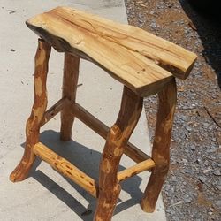 Log Bar Stool 