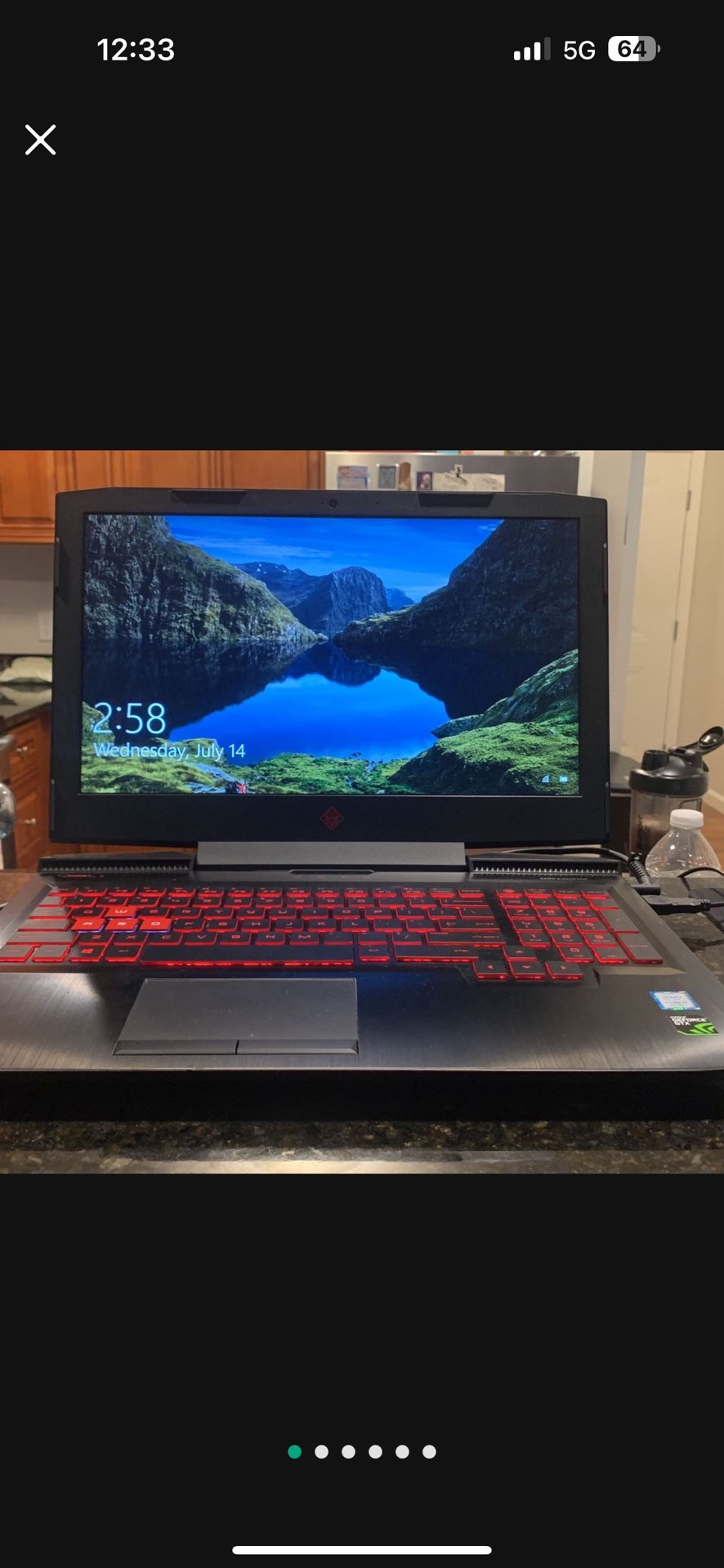 HP Omen Laptop 16GB RAM + 250 GB M.2 SSD - Brand New Condition