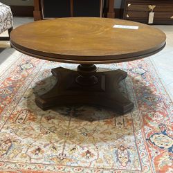 1960's Fine Arts Furniture Round Coffee Table