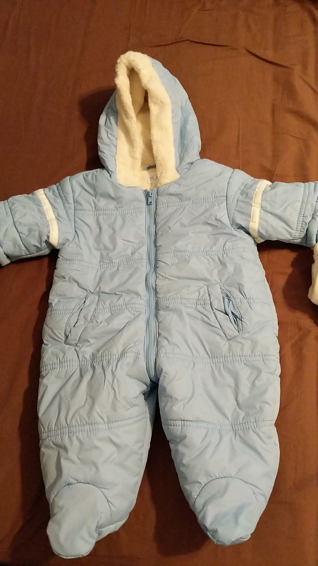 0-3 month winter onesie