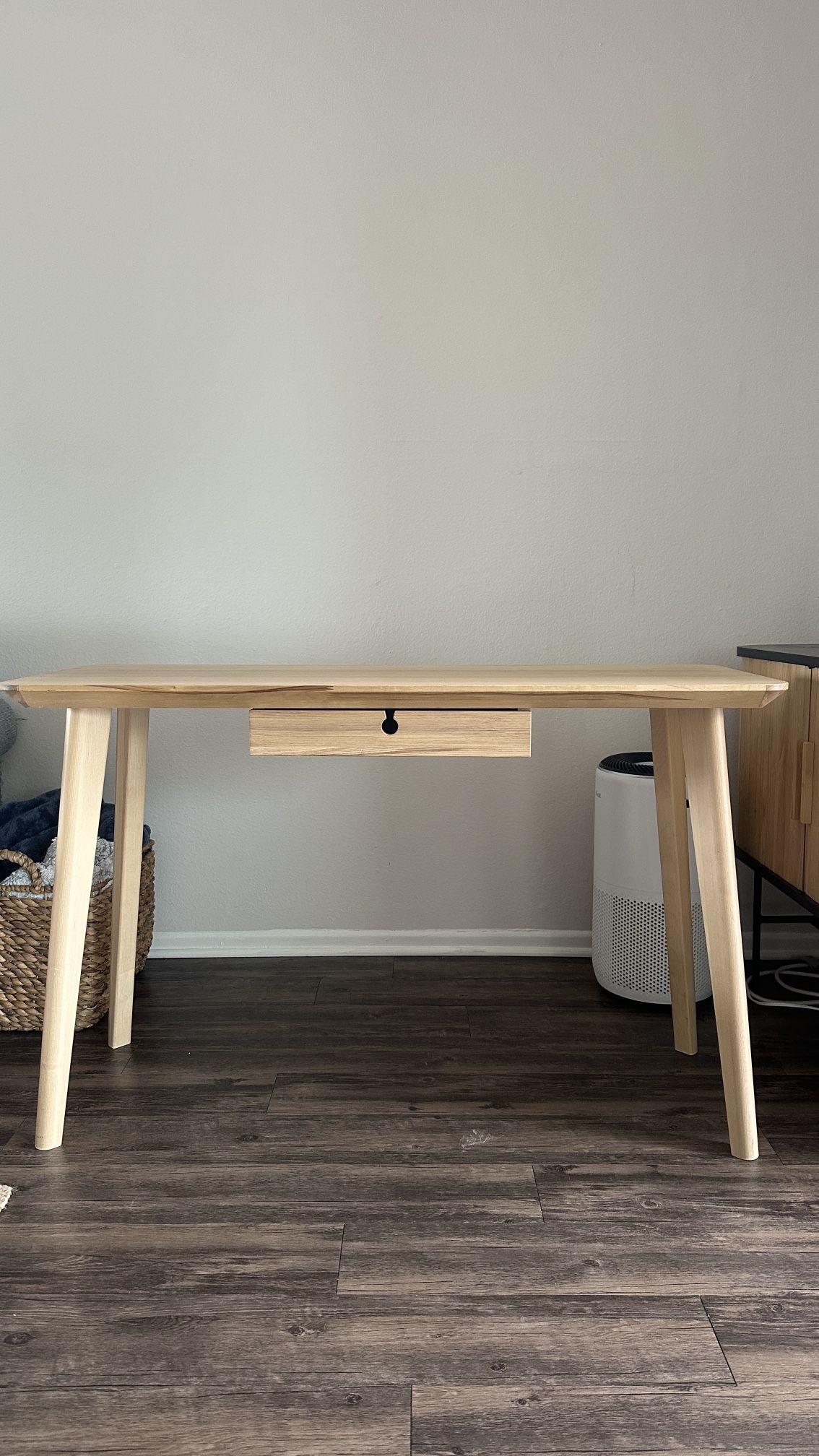 IKEA LISABO writing desk with drawer