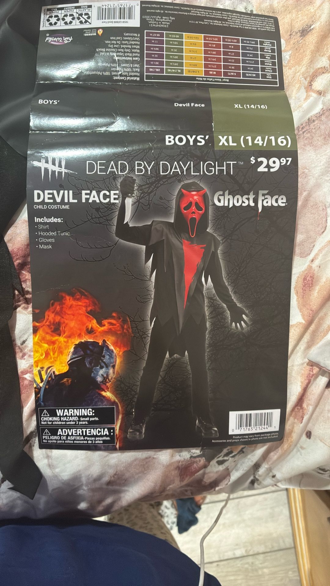 Devil Face Costume