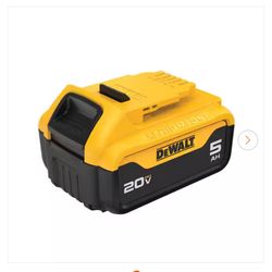 Dewalt Battery 5AH and 2AH