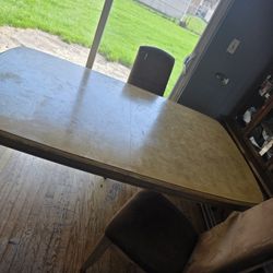 Wood Dining Table 4 Chairs