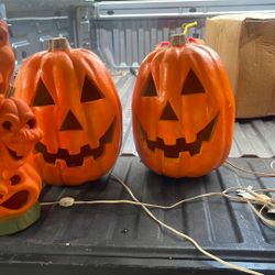 Halloween Pumpkins They Turn The Light On