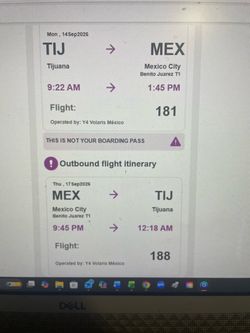 2 vuelos volaris tj a cdmx