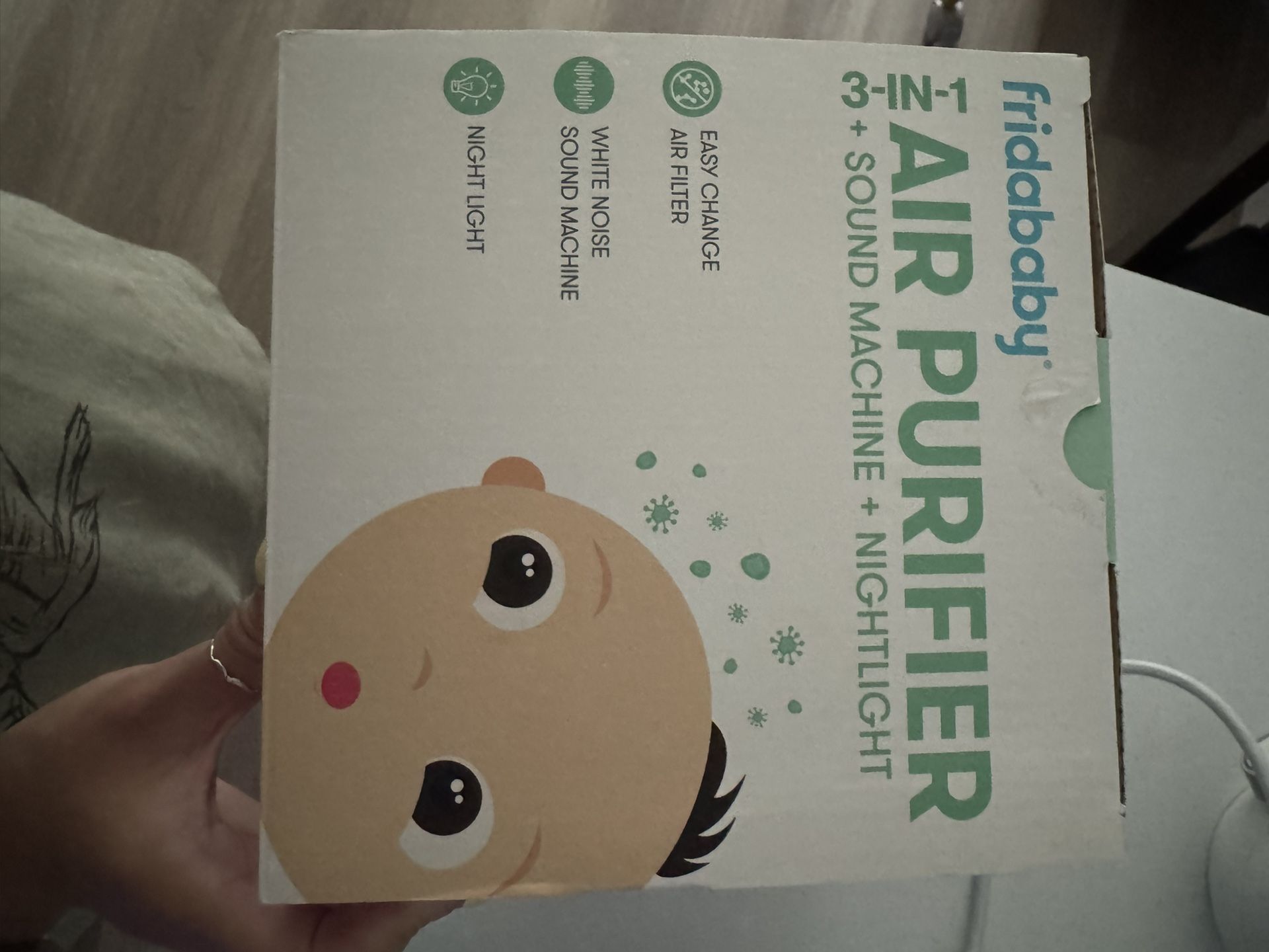 LIKE NEW! FRIDA BABY Air Purifier + Sound Machine + Nightlight