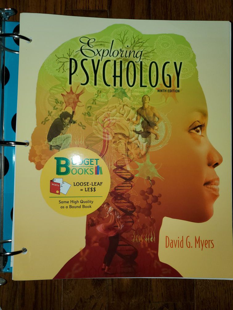 Exploring psychology ninth edition