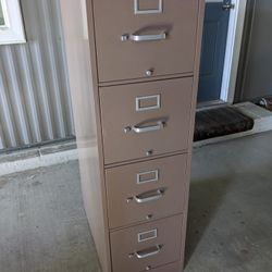 Hon 4 Drawer Letter Size File Cabinet