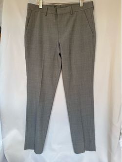 Express men’s performance gray suit pant 29/30 extra slim