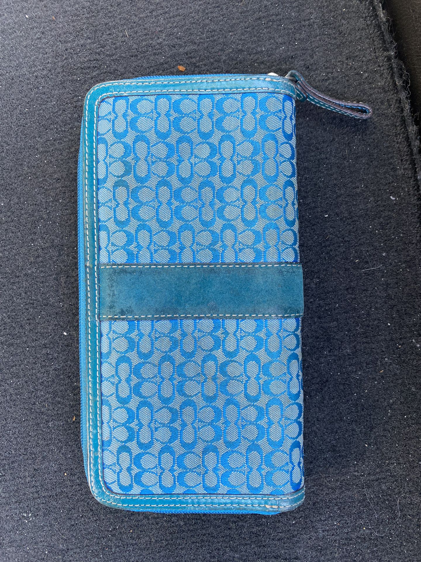 Blue Coach wallet 