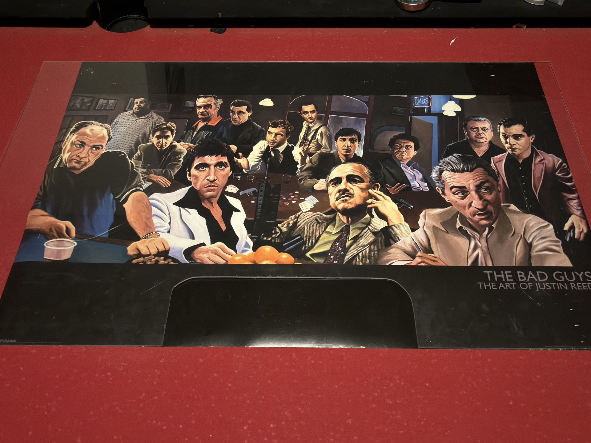 The Bad Guys Poster Justin Reed Art Goodfellas Scarface Sopranos Etc.