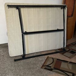 2 King Mattresses With Bed Frame