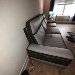 Leather power  sofa
