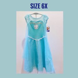 New Disney frozen princess Halloween costume size 6x