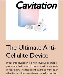 Cavitation Machine Weight loss