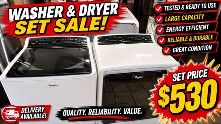 Set washer and dryer