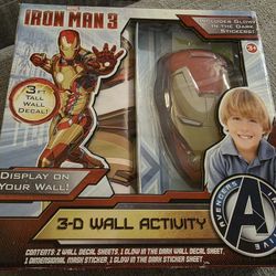 Iron Man Three 3-D Wall Activity *New*