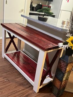 Country Style Table (Solid Wood)