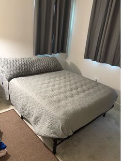 New full size mattress and bed frame
