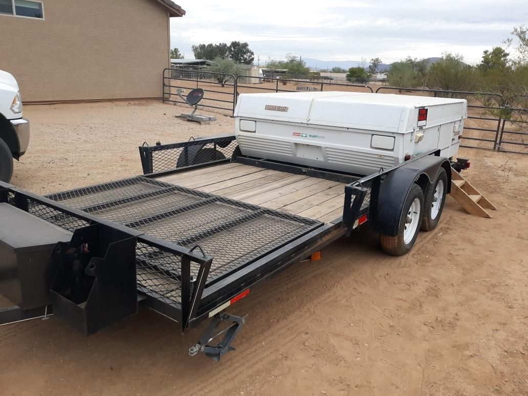 2015 20’ Trailer with Coleman Taos pop-up