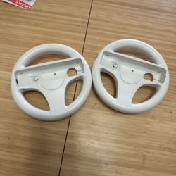 2 Wii Steering wheels 
