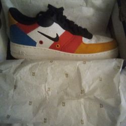 Air Jordan 1 Mid Multi-colored Size 8 Men's Tennis Shoes