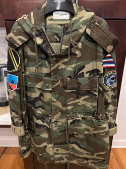 YSL Camo Military Parka