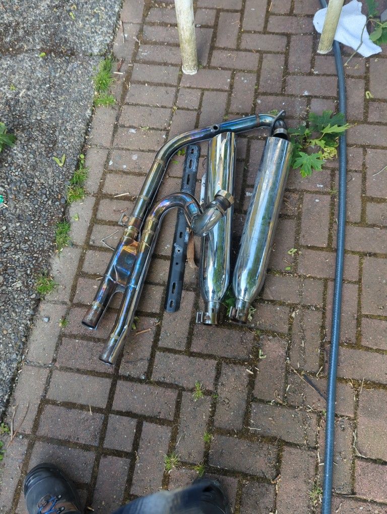 OEM stock Victory Vegas Exhaust