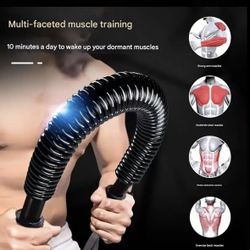 Adjustable Strength Training Arm Exerciser - 44LBS Resistance Spring-Loaded Manual Forearm Trainer for Chest, Back, Abs & Arms | Home Gym, Outdoor Spo