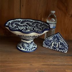 Fruit Bowl And Napkin Holder Set