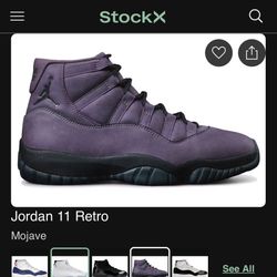 Air Jordan 11 Mojave DS Size 7