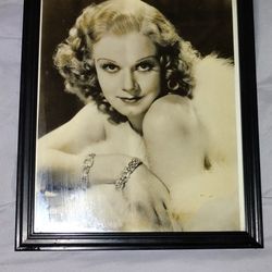 Jean Harlow In Pelt Boa